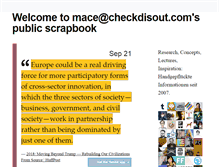 Tablet Screenshot of blog.checkdisout.com